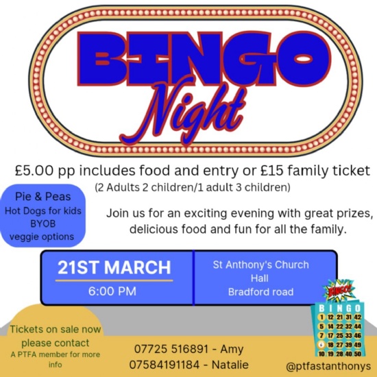 PTFA Bingo Night